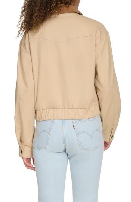 Levi's Laydown Collar Jacket In Tan