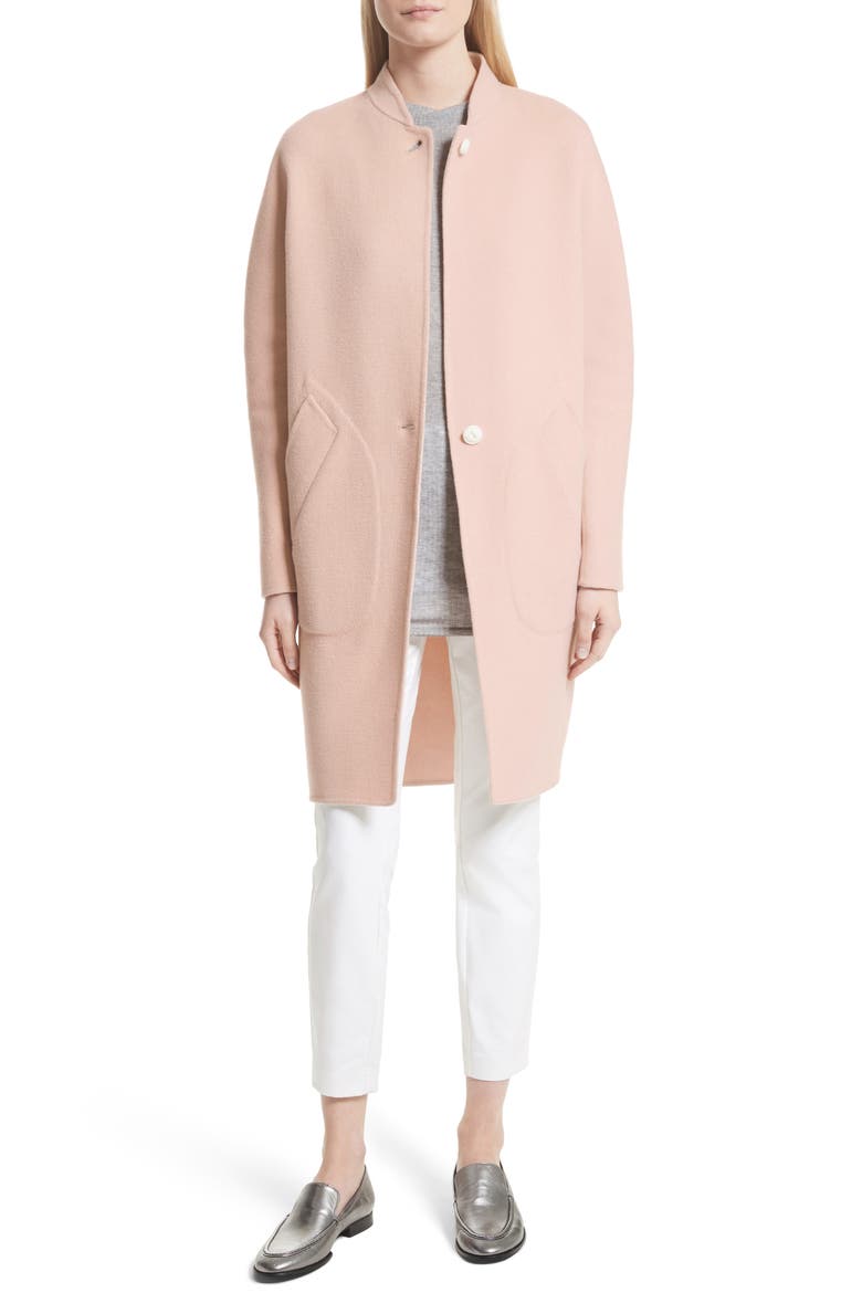 Darwen Reversible Wool & Cashmere Coat, Alternate, color, DUSTY ROSE