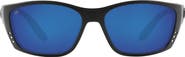 Costa Del Mar 64mm Oversize Polarized Rectangular Sunglasses