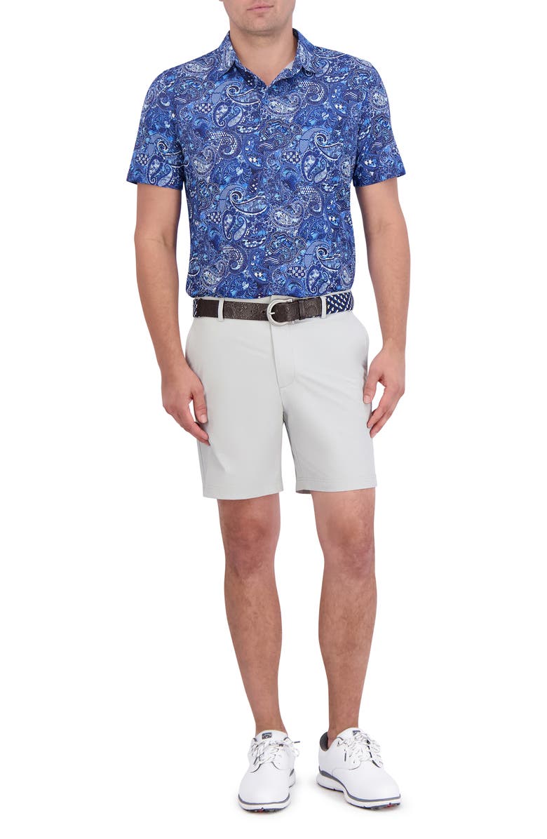 Robert Graham Aster Performance Golf Shorts, Alternate, color, Grey