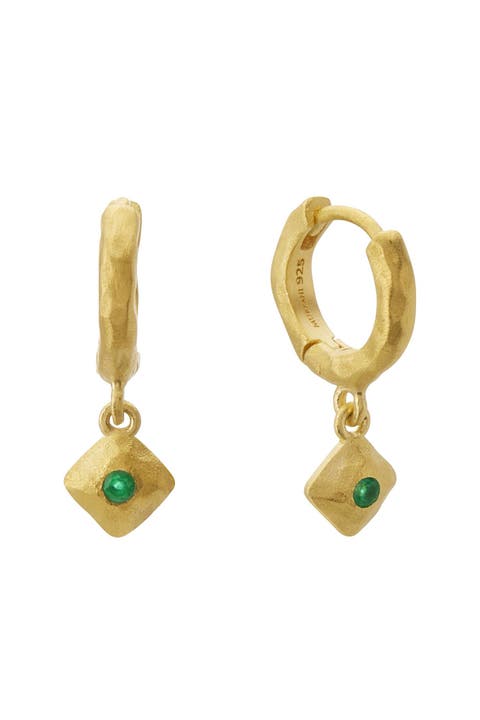 Green Onyx Huggies