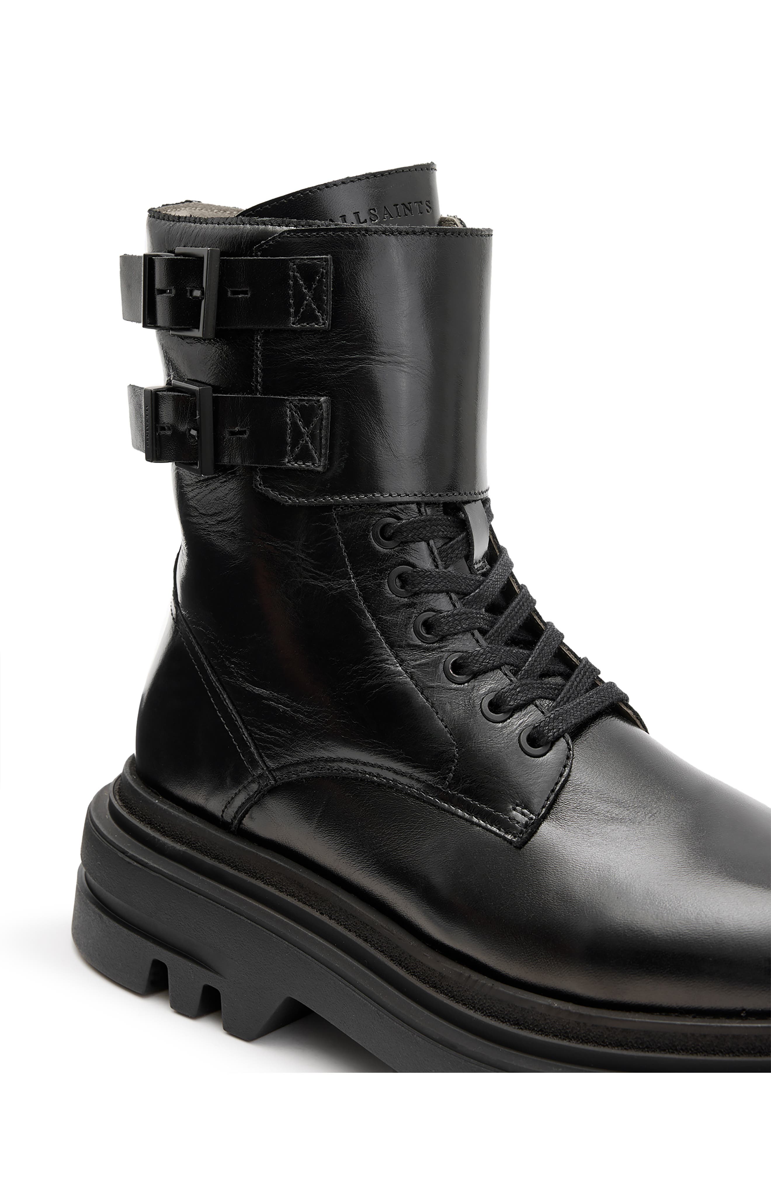 AllSaints Zoe Combat Boot, Alternate, color, 