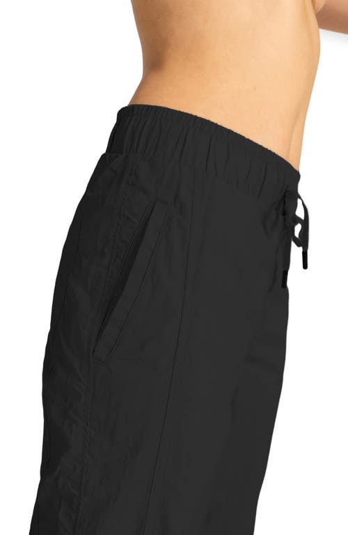 Kyodan Drawstring Waist Nylon Joggers In Black