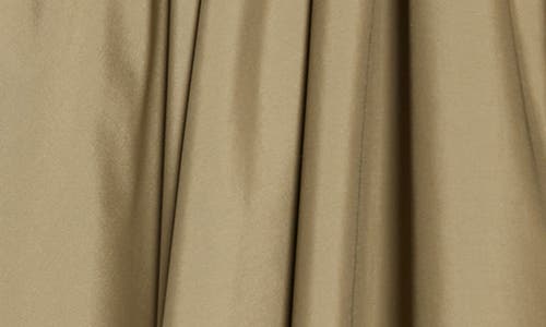 Gia Studios Niko Pleated Taffeta Skirt In Khaki