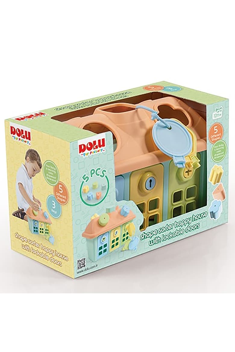 Shape Sorter, Sweet Cottage, 9 Piece Sort & Play Toy, Kids 12mo+, Alternate, color, Multicolored