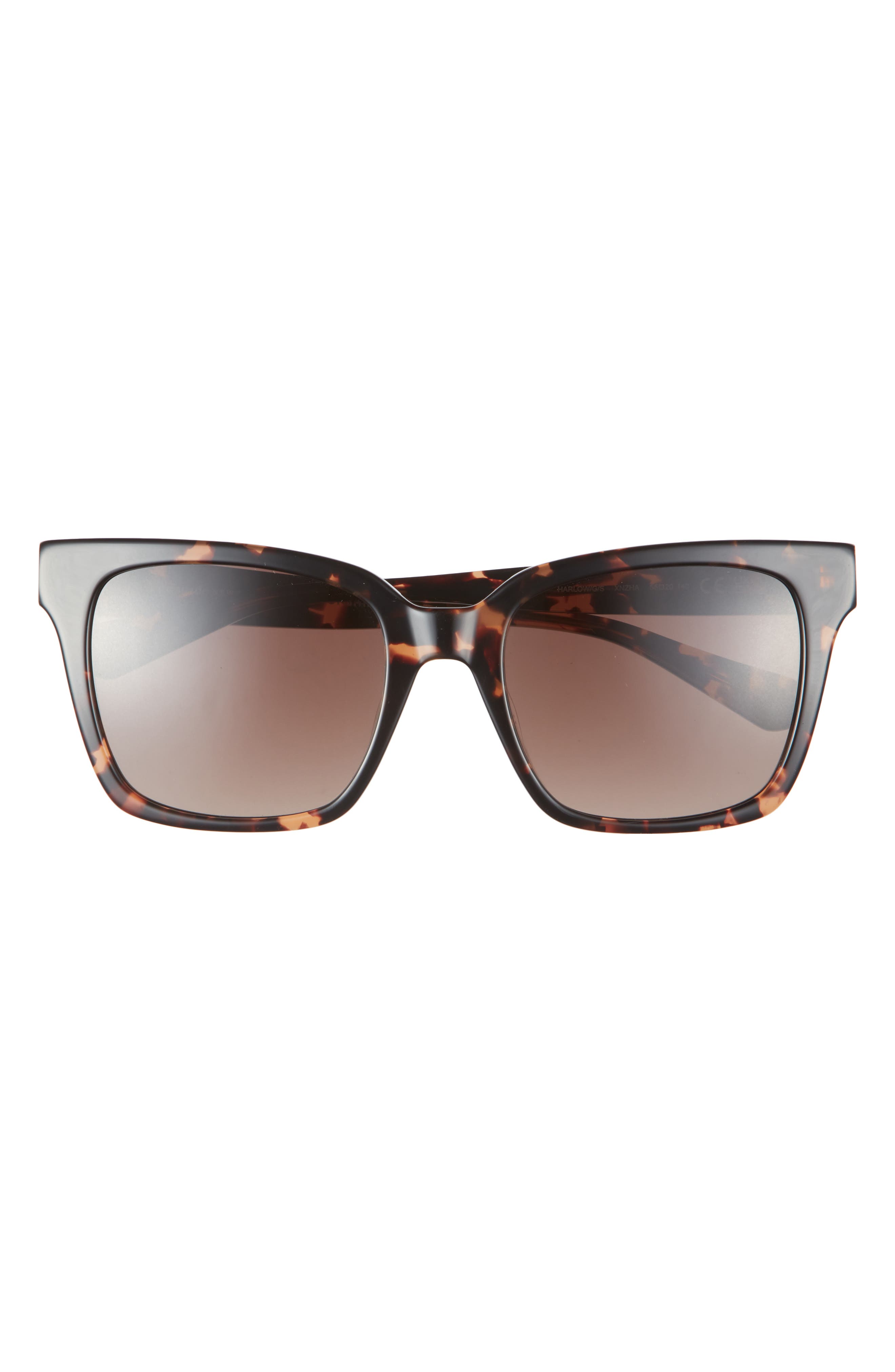 harlow gs 55mm gradient square sunglasses