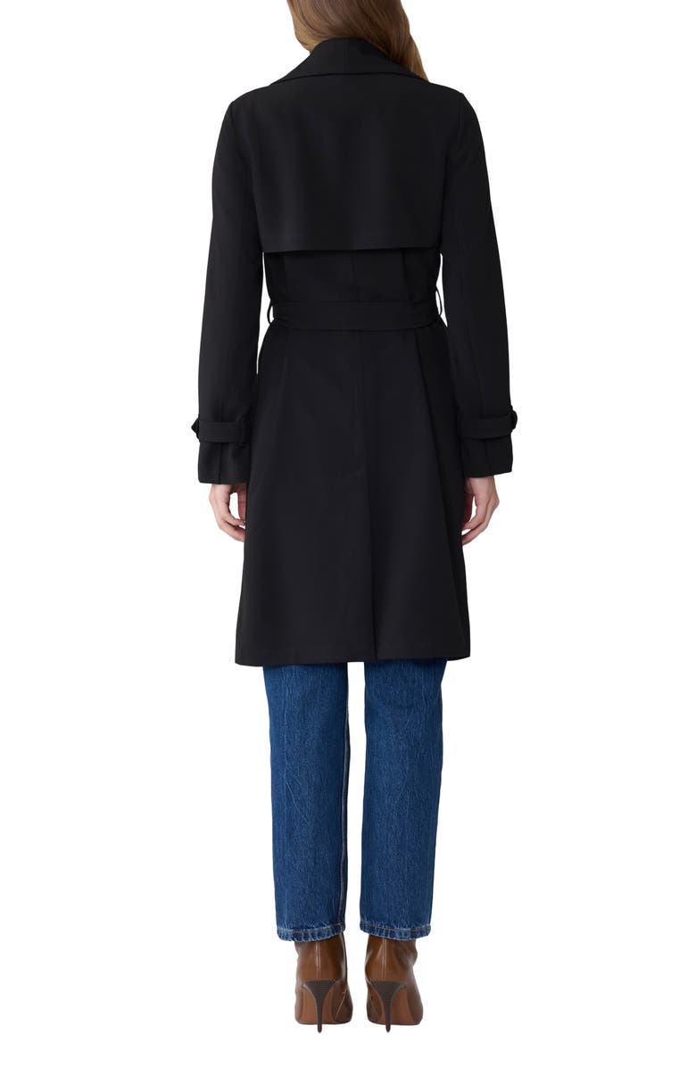 Soia & Kyo Olivia Trench Coat, Alternate, color, Black