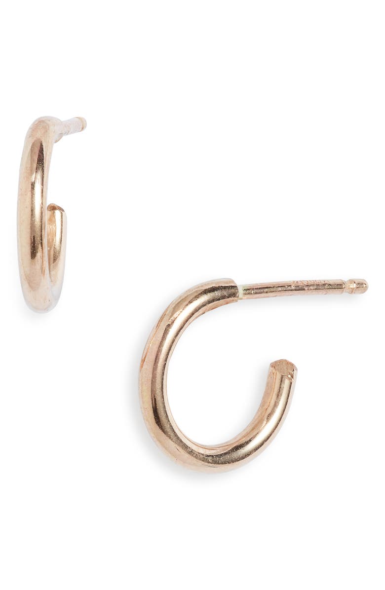 Nashelle Everyday Hoop Earrings, Main, color, 14K Gold Fill