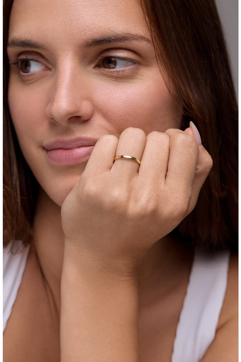 14K Gold Everyday Smooth Band Ring, Alternate, color, 14K YELLOW GOLD