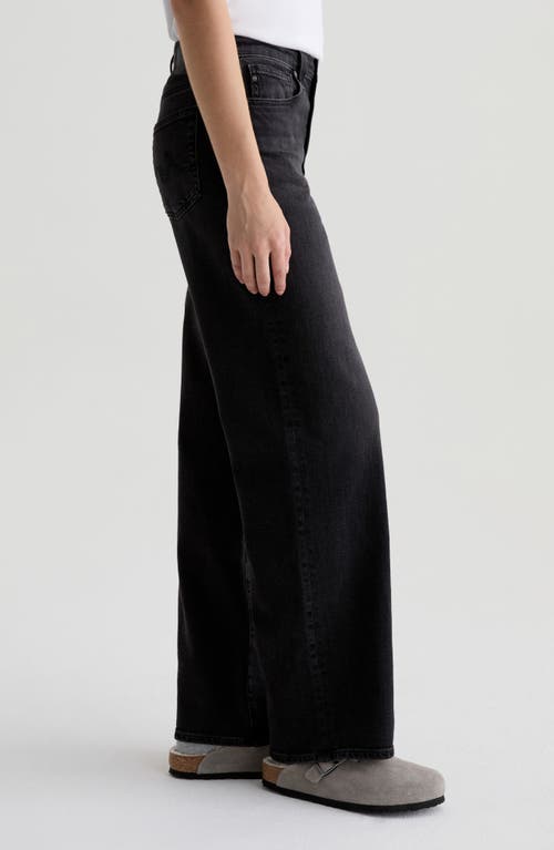 Ag Kora High Waist Wide Leg Jeans In Black