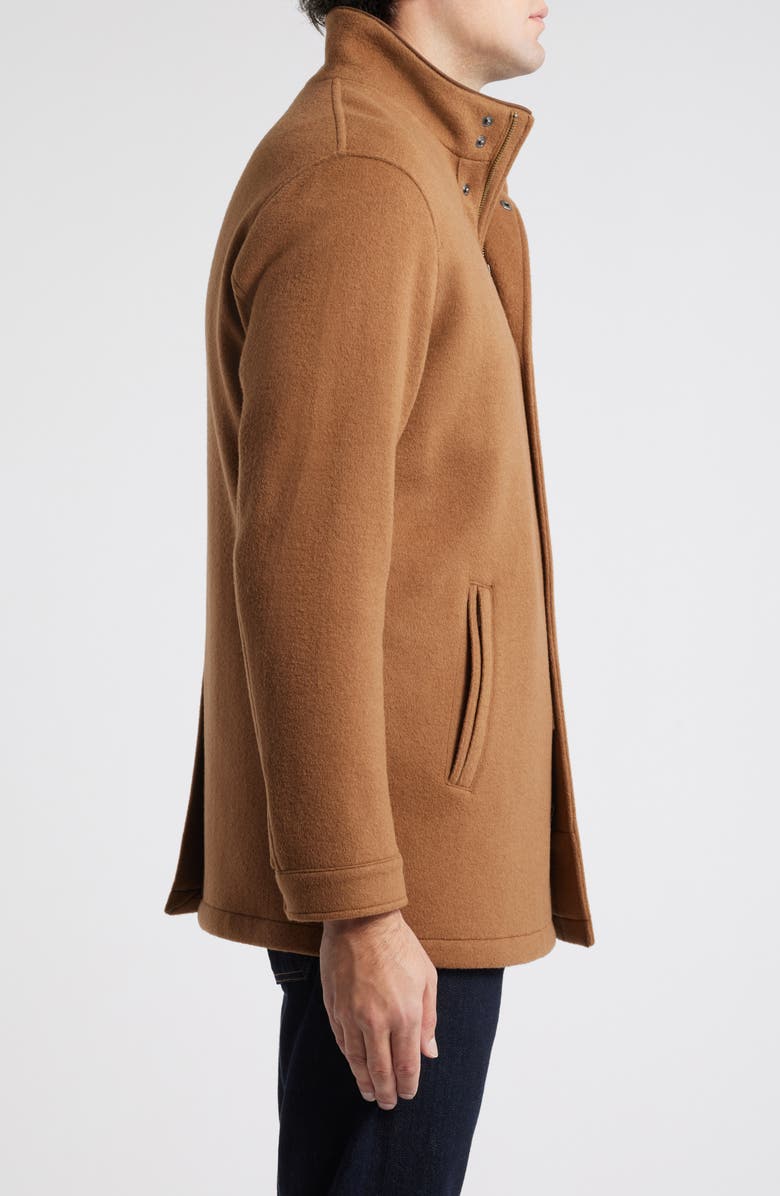 Peter Millar Crown Flex Wool Fleece City Coat, Alternate, color, 