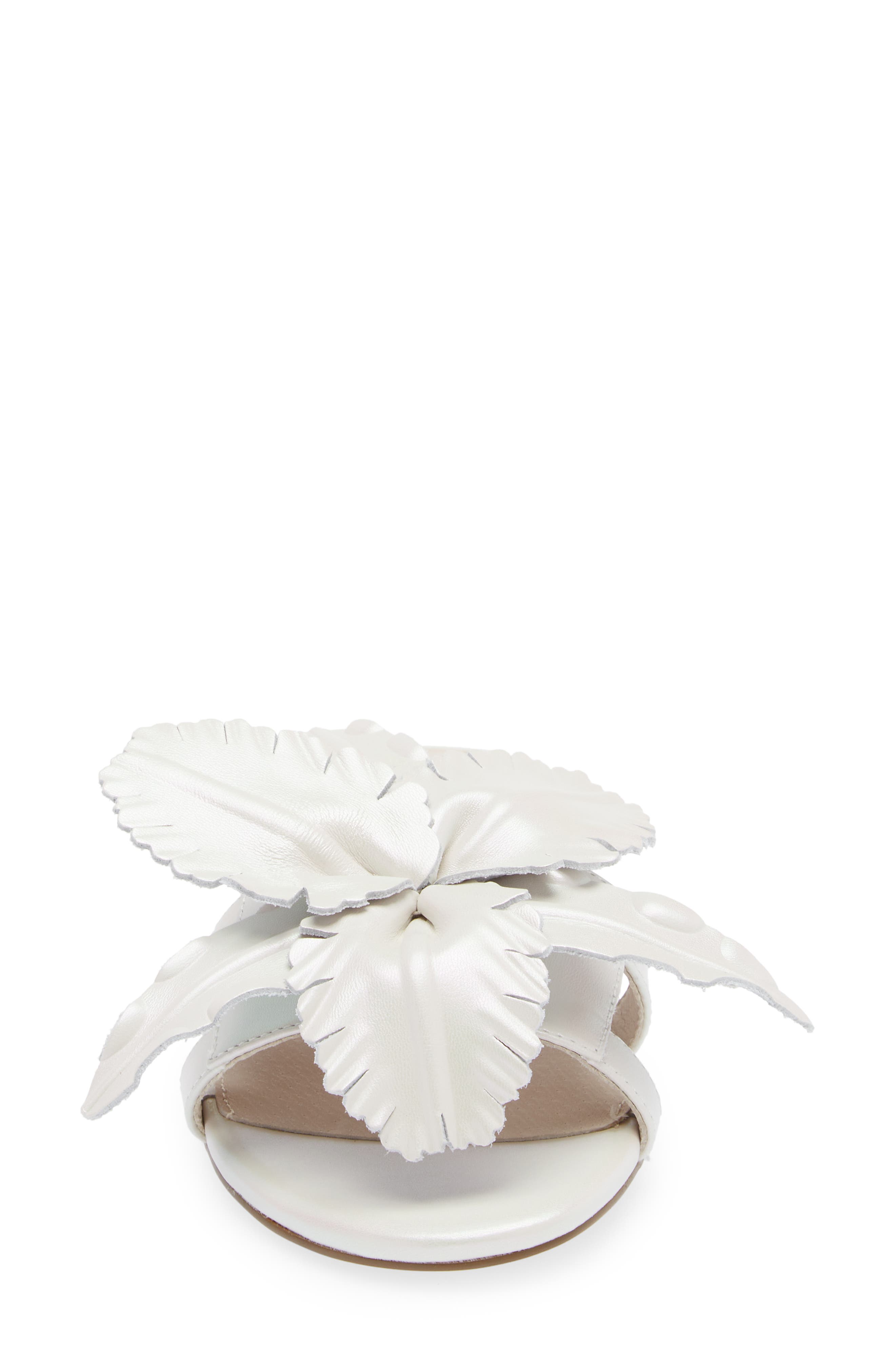 Lila Slide Sandal, Alternate, color, PEARL WHITE