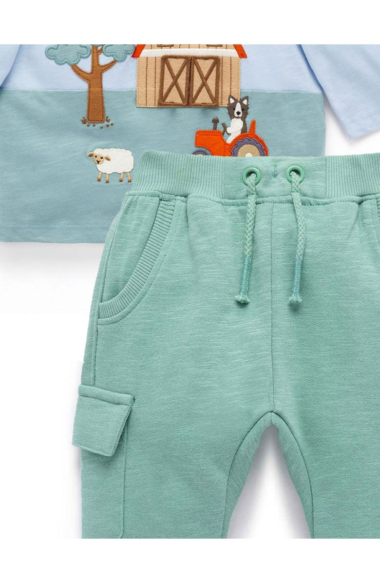 Purebaby Farm Life Tee Set, Alternate, color, Country Air