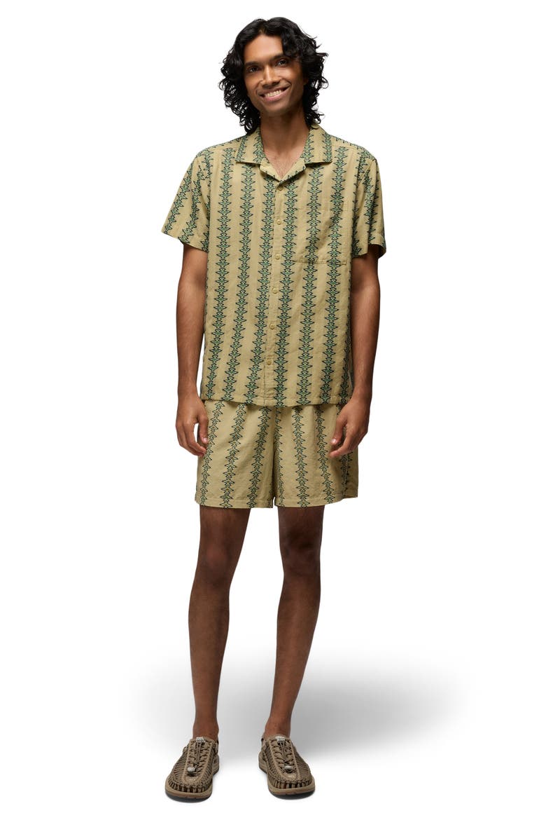 Mantra Light Heritage Camp Shirt, Alternate, color, JACKFRUIT