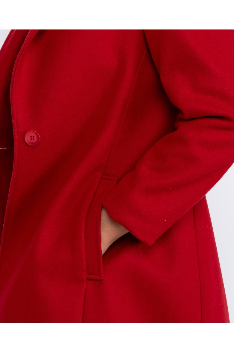 The Camden Coat, Alternate, color, Carmine Red