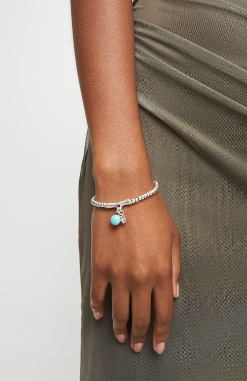 Unode50 Turquoise Murano Core Bracelet In Metallic