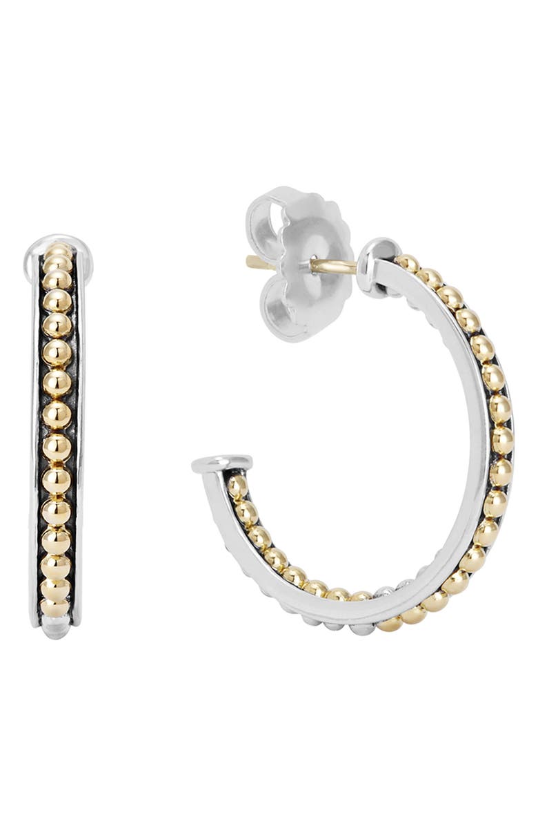 LAGOS KSL Beaded Hoop Earrings, Main, color,