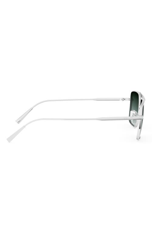 Dior Blacksuit S17u 54mm Rectangular Sunglasses In Green