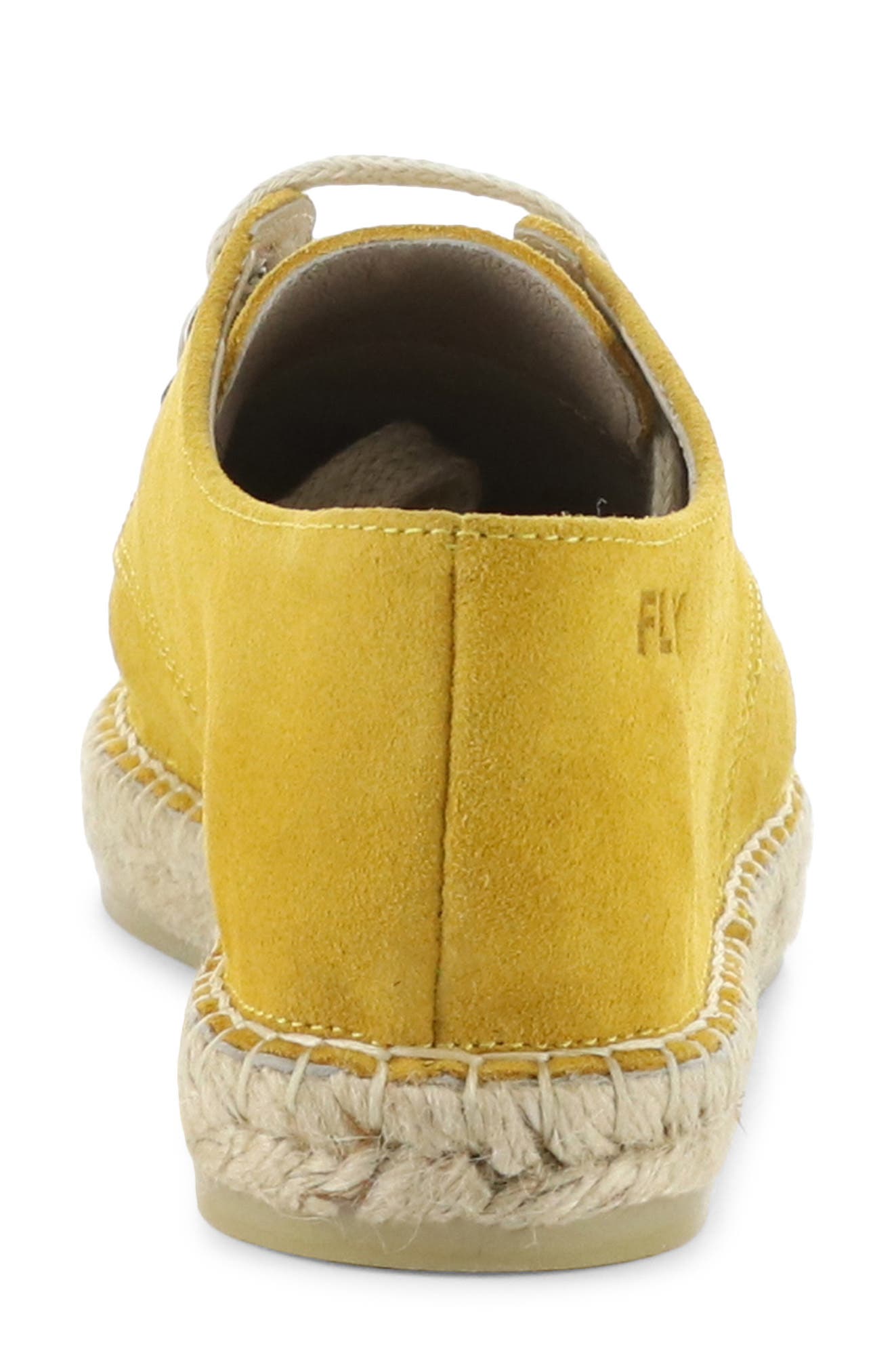 Espadrille Sneaker, Alternate, color, YELLOW SUEDE