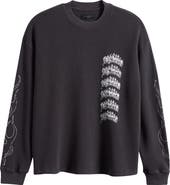 AllSaints Incendo Graphic Organic Cotton Long Sleeve T-Shirt