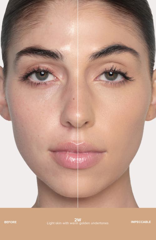 Anastasia Beverly Hills Impeccable Blurring Second-skin Matte Foundation In 2w Light Warm Golden