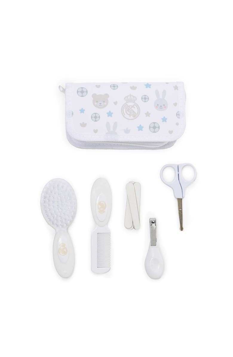 Miniland Real Madrid Baby Essentials Grooming Kit, Main, color, White Multi