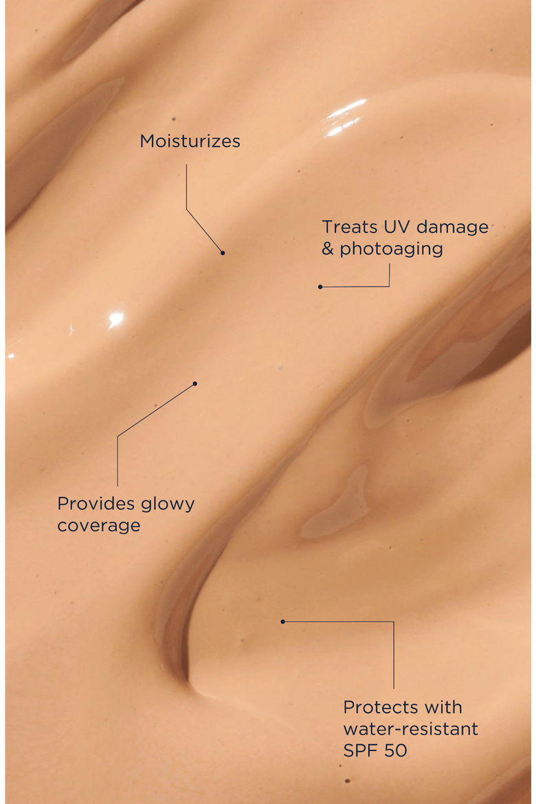 GLOW ME + Tinted Mineral SPF 50, Alternate, color, Light - Medium Brown