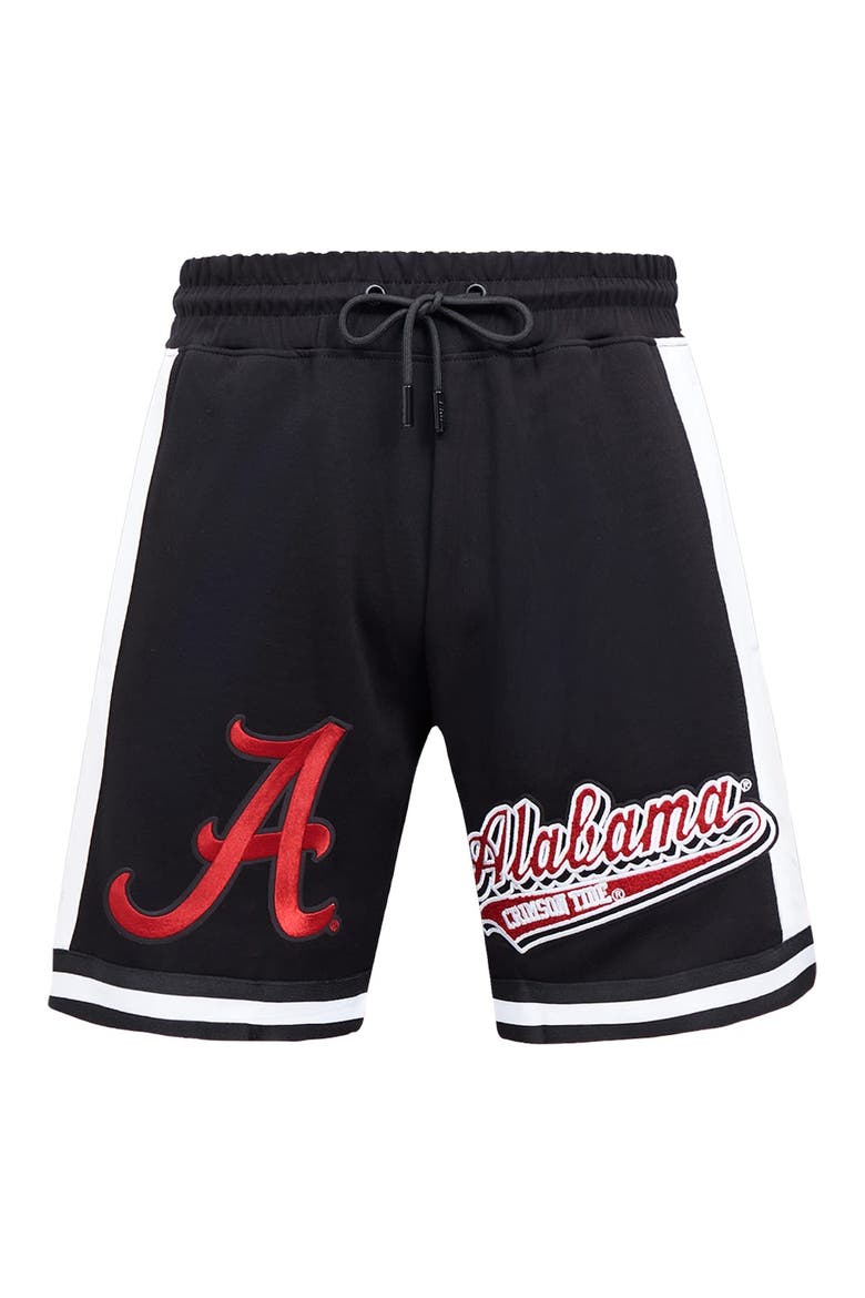 Men's Pro Standard Black Alabama Crimson Tide Script Tail DK 2.0 Shorts, Alternate, color, Black