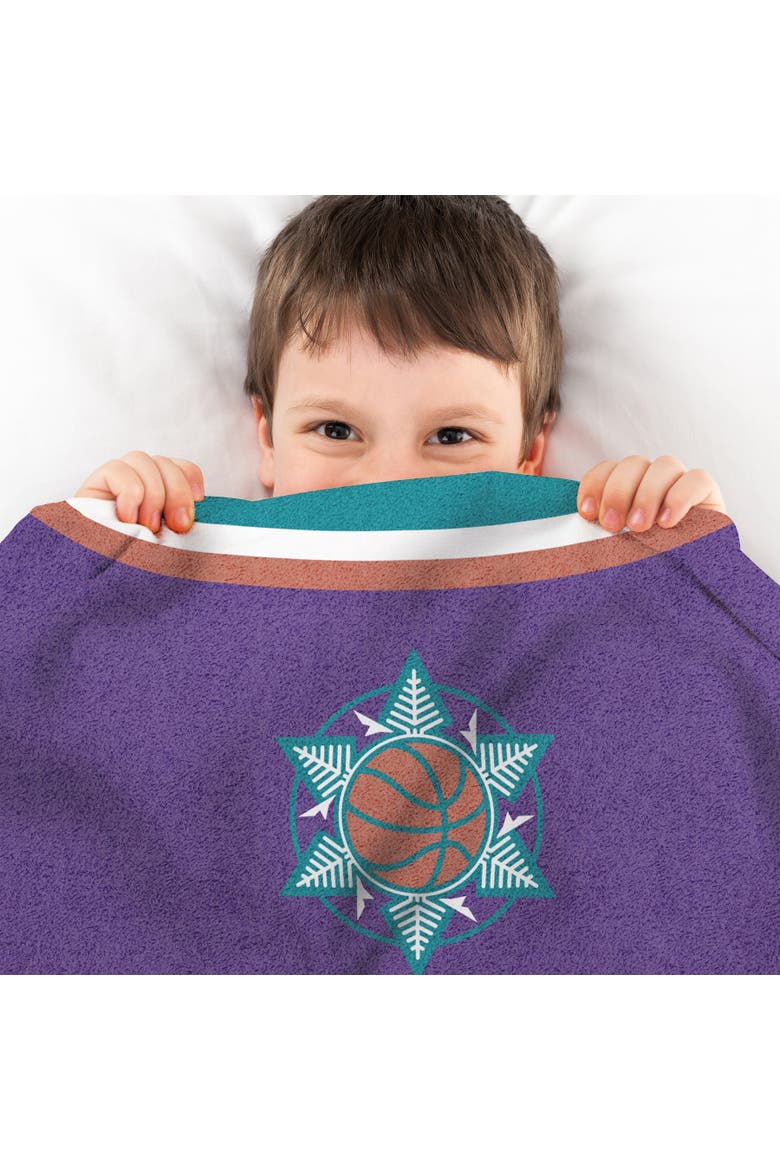 Utah Jazz Karl Malone 60" x 80" Raschel Throw Blanket, Alternate, color, None
