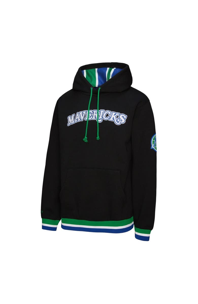 Mitchell & Ness Unisex Mitchell & Ness Black Dallas Mavericks Vintage Heavyweight Hoodie, Alternate, color, Black