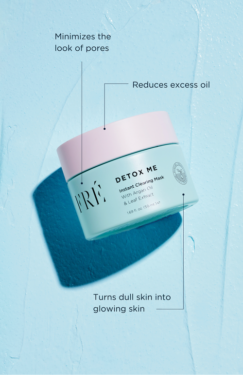 Fré Skincare Detox Me Instant Clearing Mask In Blue