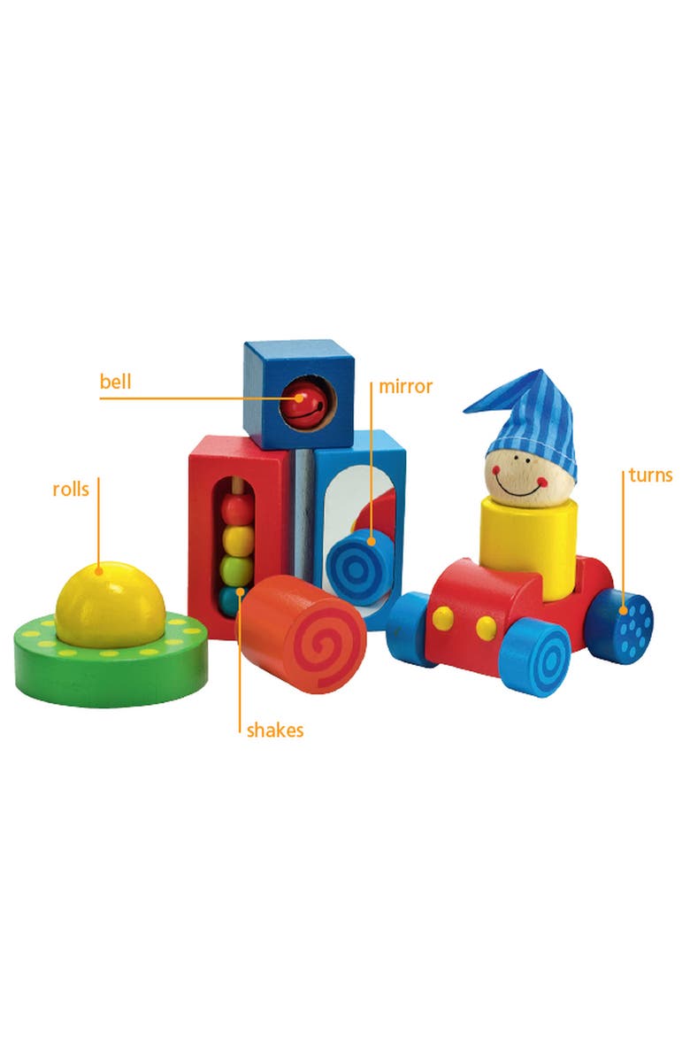 HABA First Blocks Wooden Playset, Alternate, color,