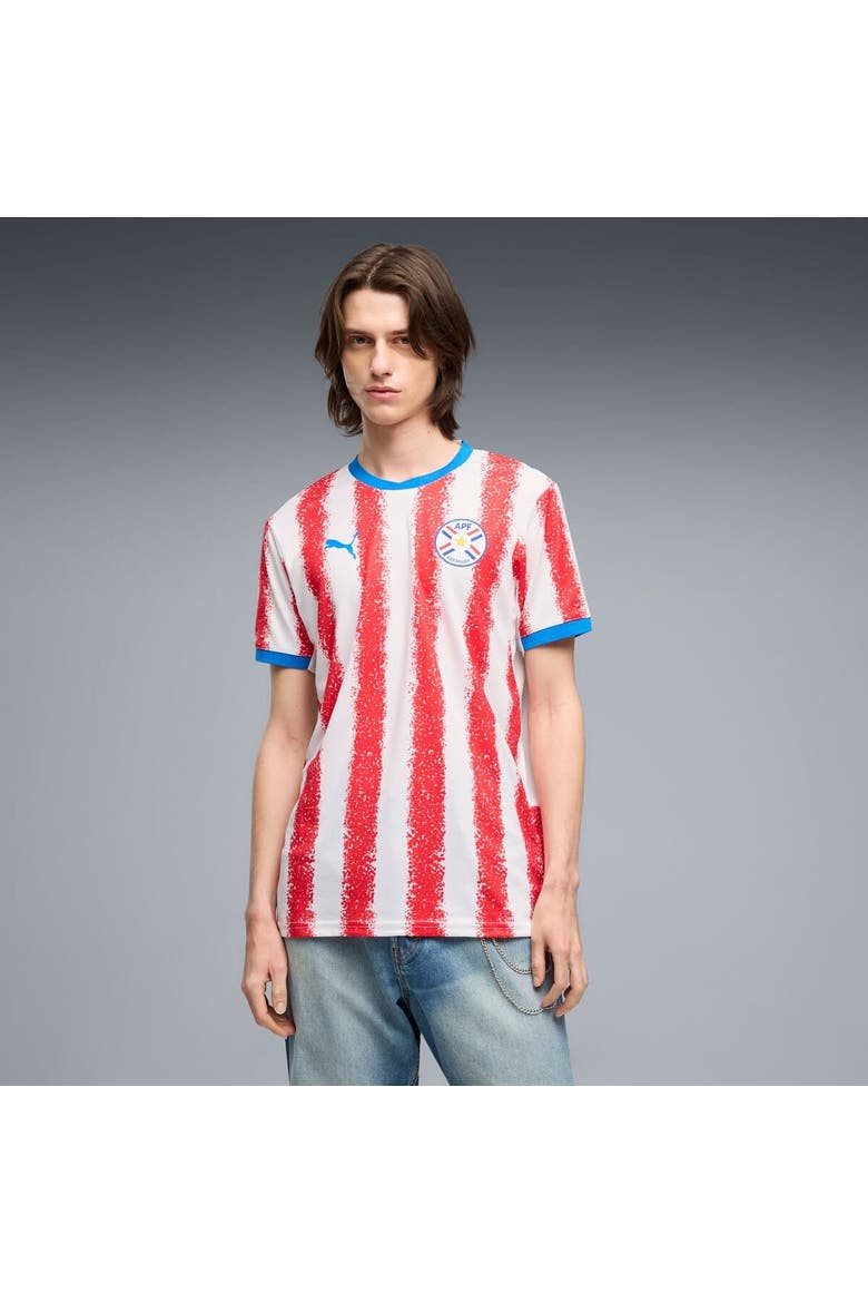 Men's Puma White Paraguay National Team 2026 Home Replica Jersey