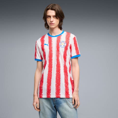 Men's Puma  White Paraguay National Team 2026 Home Replica Jersey