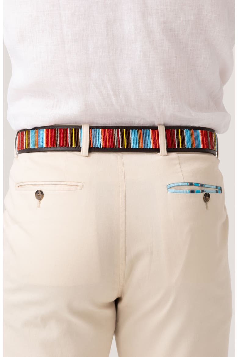 Maasai Beaded Belt, Alternate, color, RED
