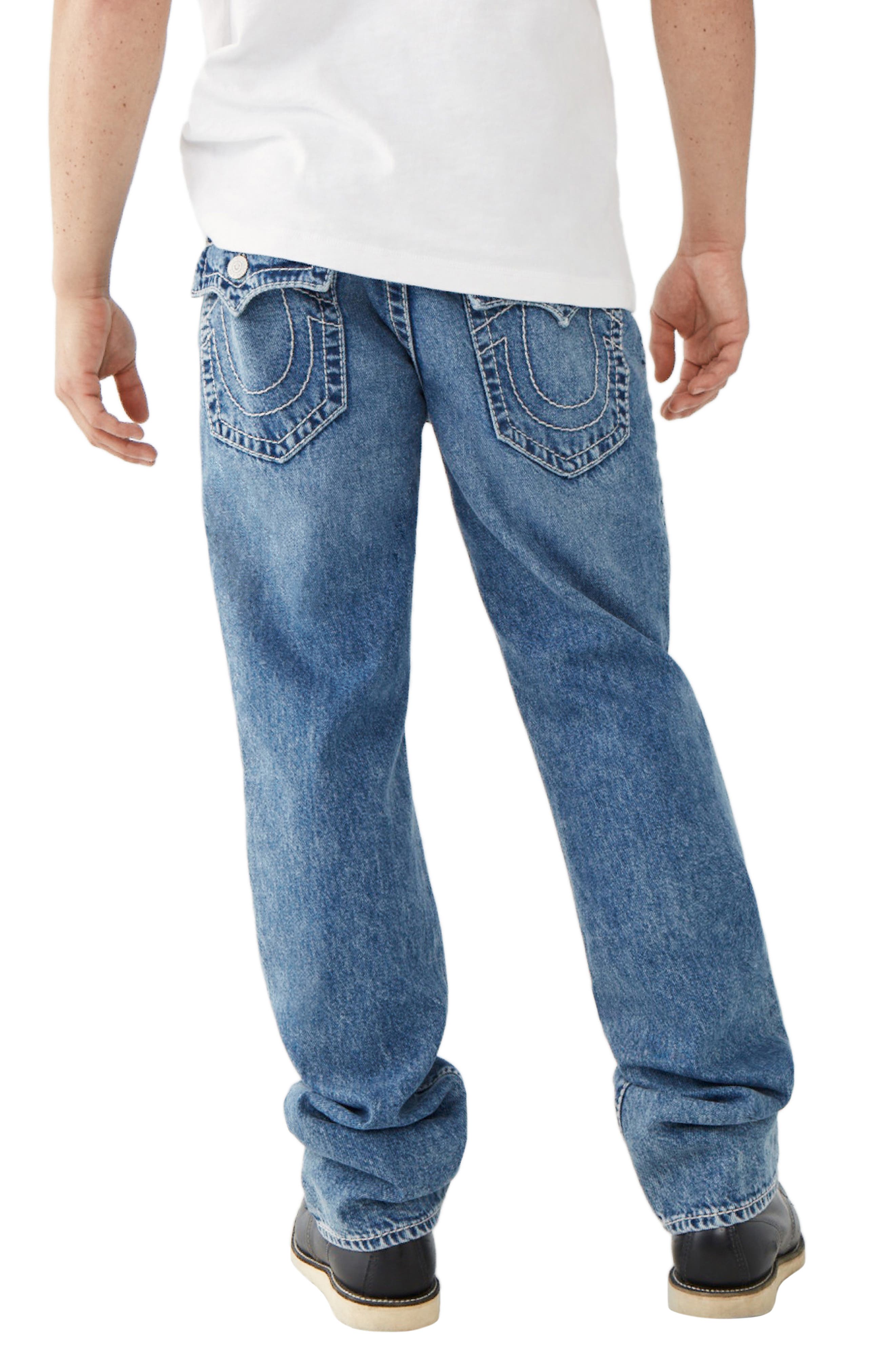 True Religion Brand Jeans Ricky Flap Big T Relaxed Jeans (Men ...