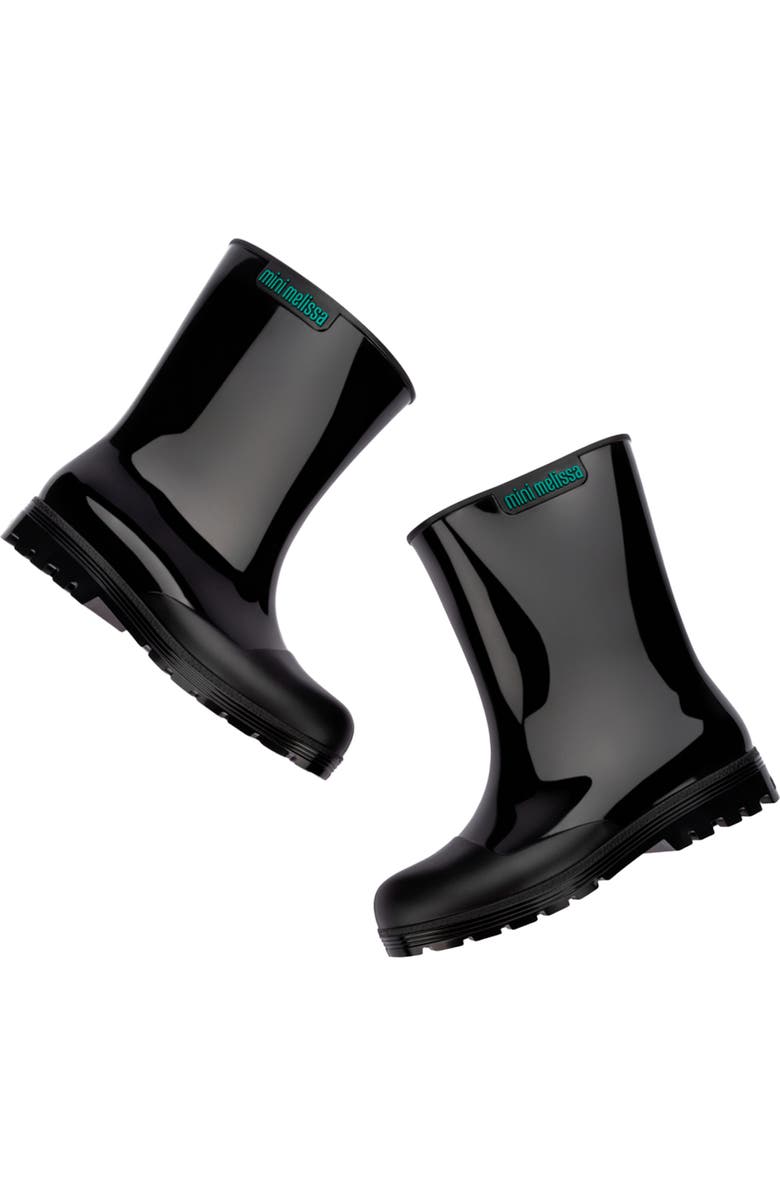 Melissa Kids' Welly Rain Boot, Alternate, color, Black