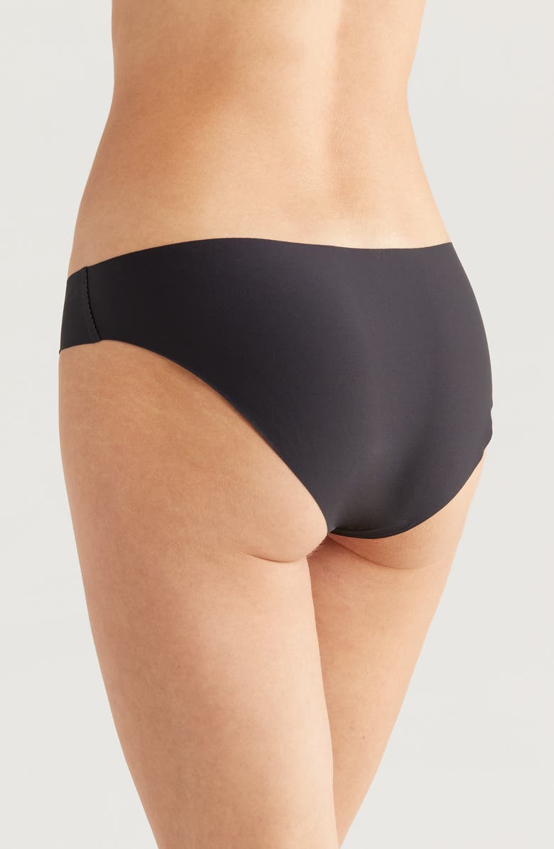 Simone Perele Uniq Seamless Bikini, Alternate, color, Black