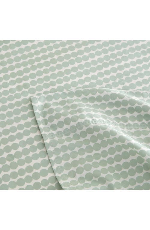 Marimekko Pikku Rasymatto Cotton Percale Sheet Set In Green