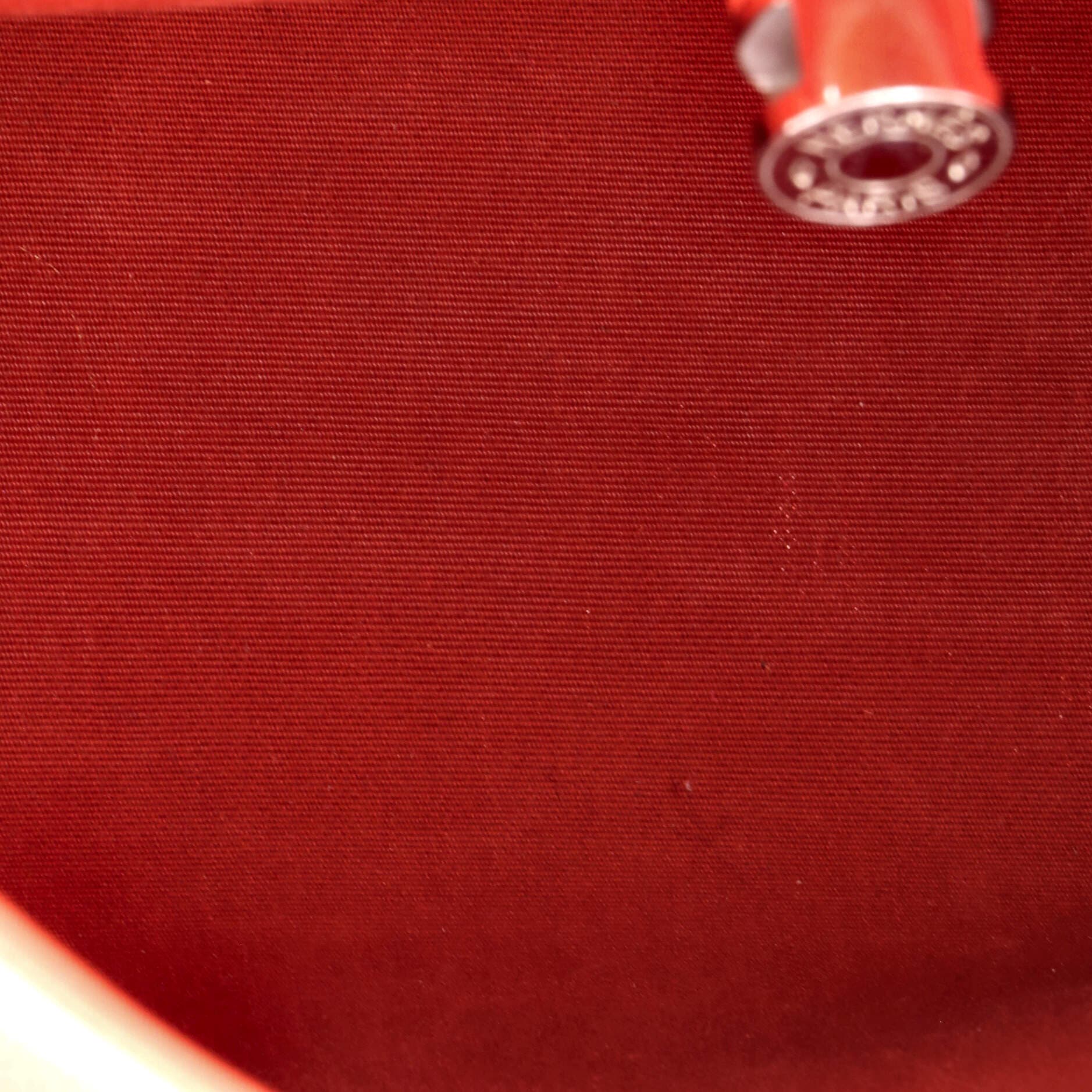 Pre-Owned Hermes Herbag Zip Leather and Toile 31, Alternate, color, Terre Battue