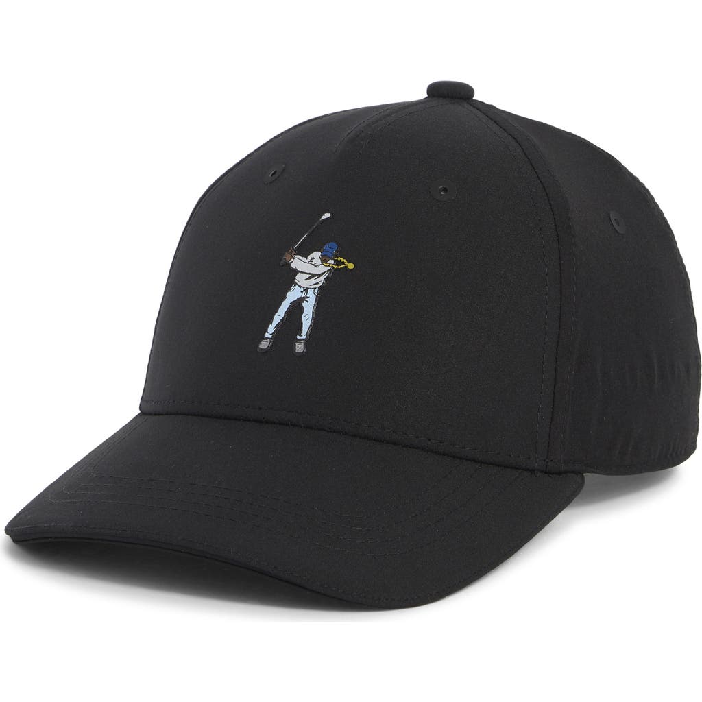 Eastside Golf Swingman Embroidered Dad Adjustable Baseball Cap In Black