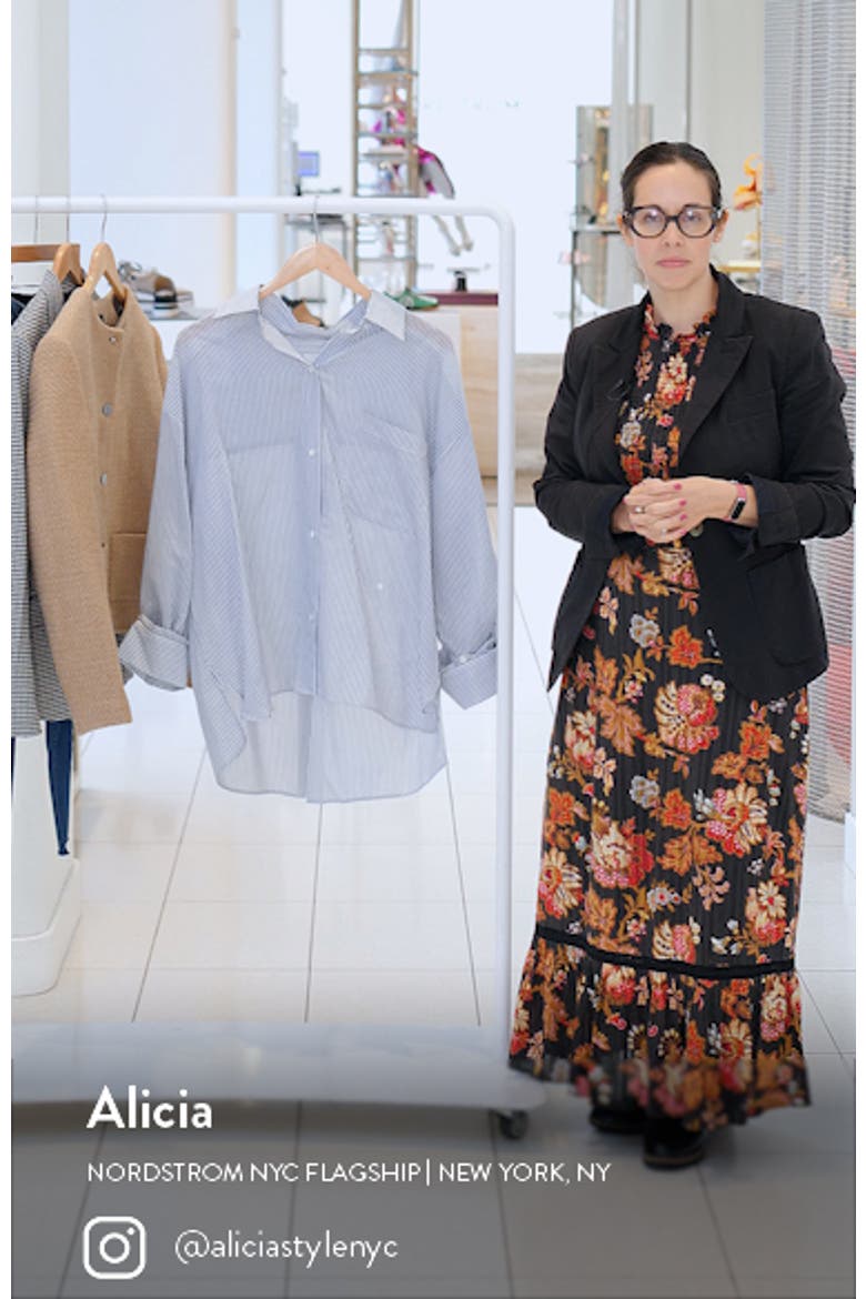 New Earl Stripe Cotton & Silk Button-Up Shirt video