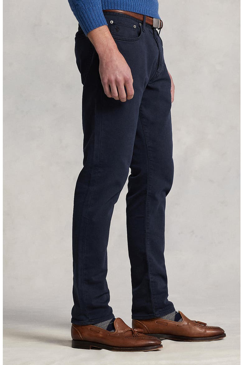 Sullivan Slim Tapered Leg Knit Five Pocket Pants, Alternate, color, AVIATOR NAVY