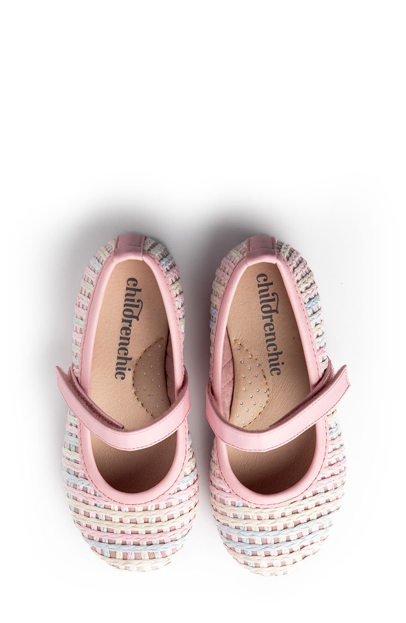 CHILDRENCHIC Kids' Iris Rainbow Mary Jane Flat, Alternate, color, Rainbow