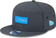 New Era Men's New Era Charcoal Detroit Lions 2025 Sideline Cold Weather Split Panel 9FIFTY Snapback Hat