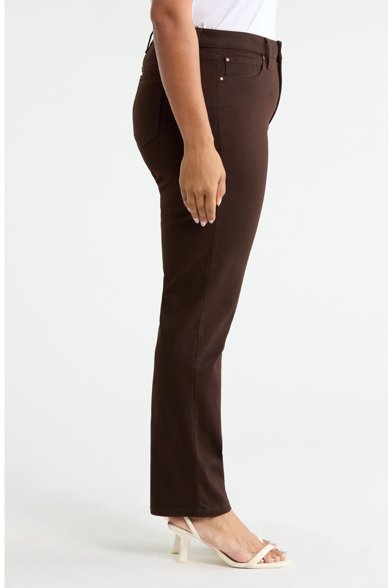 Lexington Straight Leg Jeans, Alternate, color, COFFEE BEAN