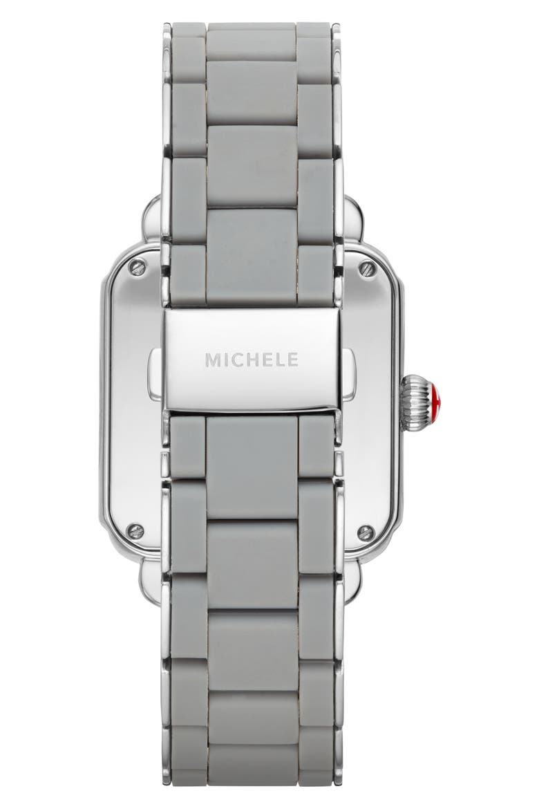 Deco Sport Watch Head & Bracelet, 34mm x 36mm, Alternate, color, GREY/ SILVER