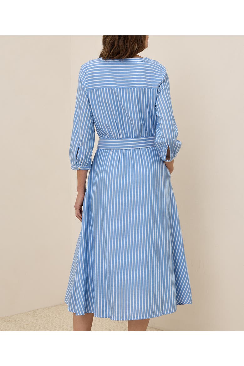 Organic Cotton Sunset Lightweight Cotton Easy Dress, Alternate, color, Blue Bondi Stripe