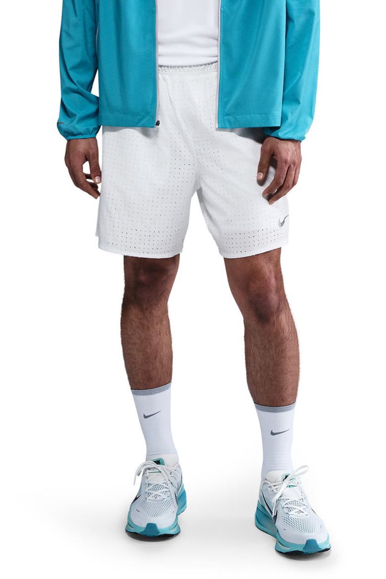 Dri-FIT Challenger Breathe 7-Inch Training Shorts, Main, color, SUMMIT WHITE/ REFLECTIVE SILVE