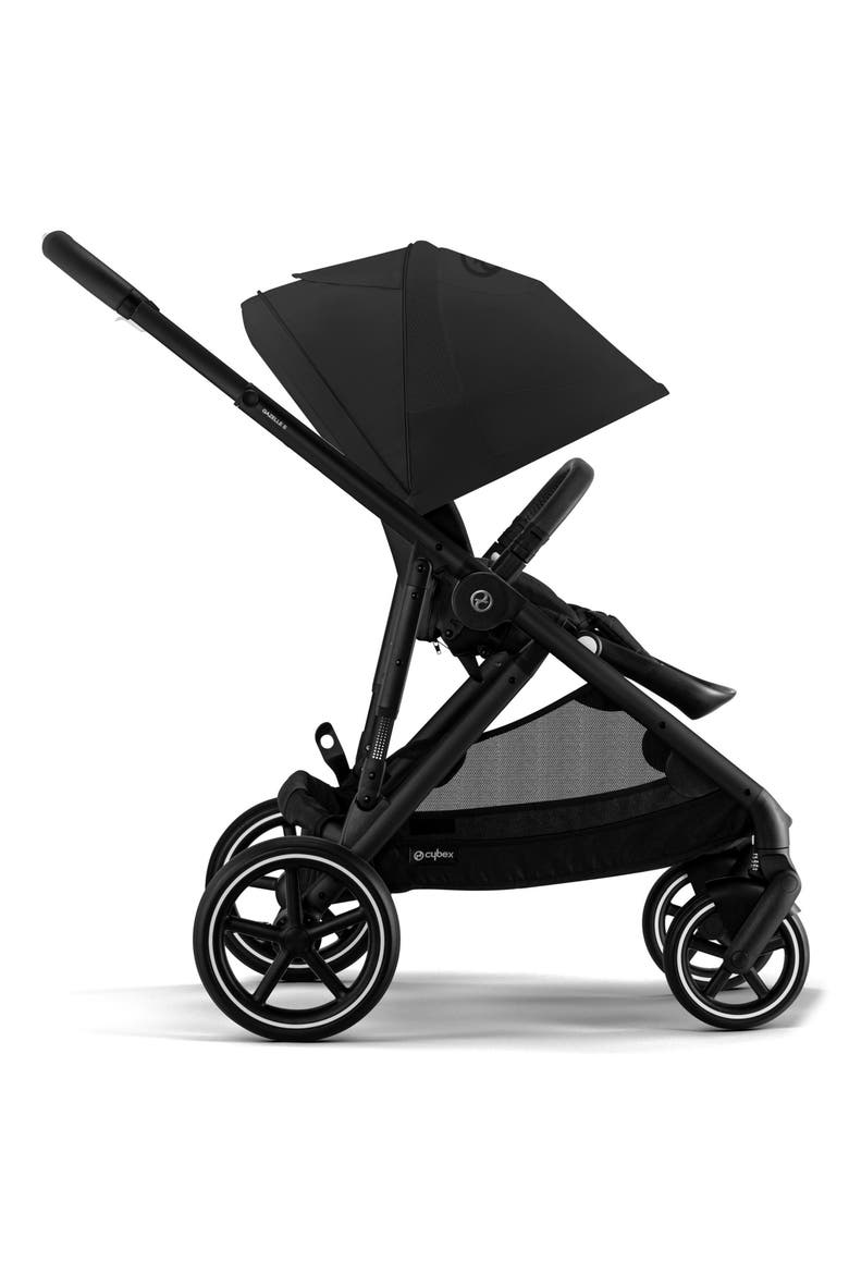 Gazelle S Stroller, Alternate, color, MOON BLACK/BLACK